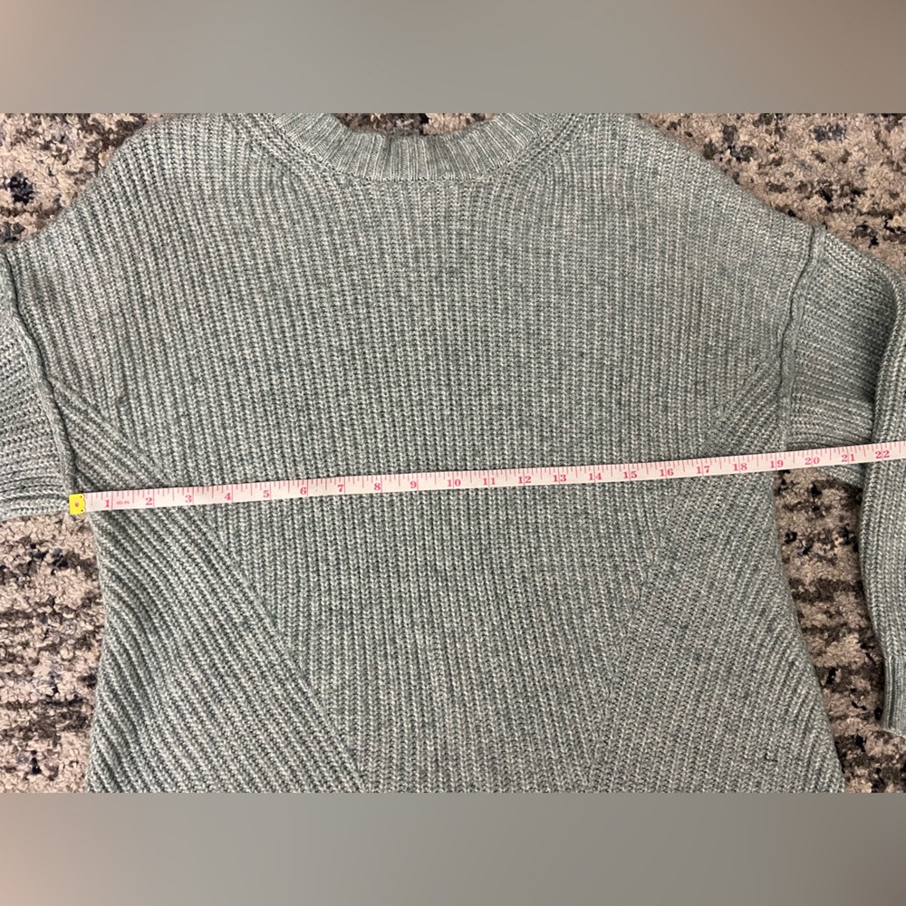 American Eagle Outfitters Knitted Crewneck Side Slit Comfy Cozy Lounge Sweater - Picture 8 of 8